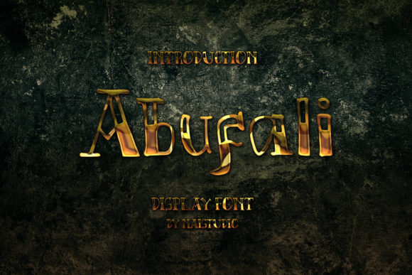 Abufali Font for Bold Digital Branding