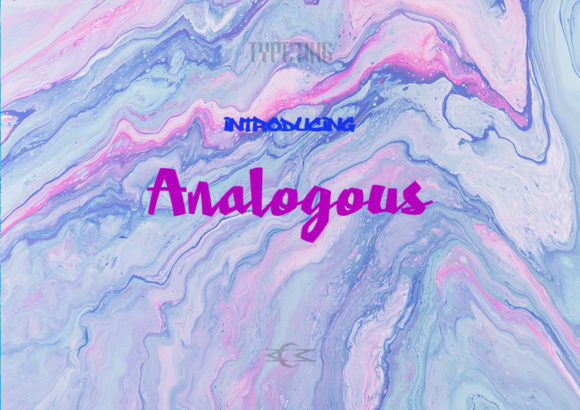 Analogous Display Font for Memorable Branding and Campaigns