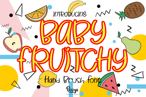 Baby Fruitchy: A Playful Display Font for Editorial Design