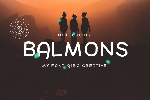 Balmons Font for Small Business Branding