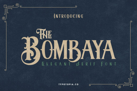 Bombaya Font for Bold Branding and Display Designs