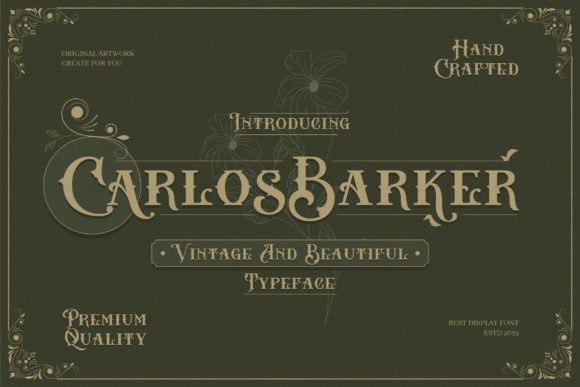 Carlos Barker Font Review for Creative Branding Projects