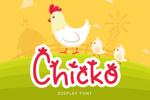 Chicko: A Joyful Display Font for Creative Designs