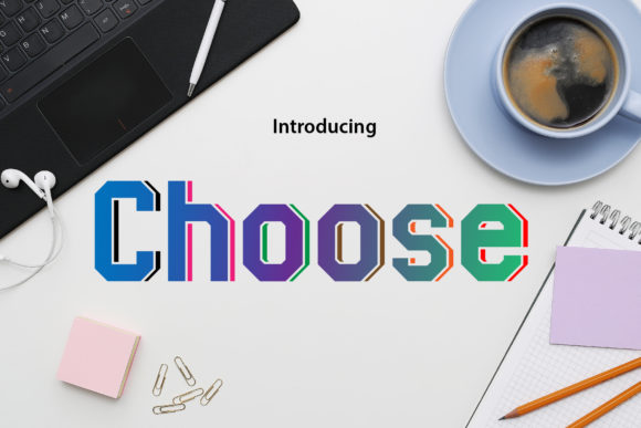 Choose Font: A Modern Display Typeface for Memorable Branding