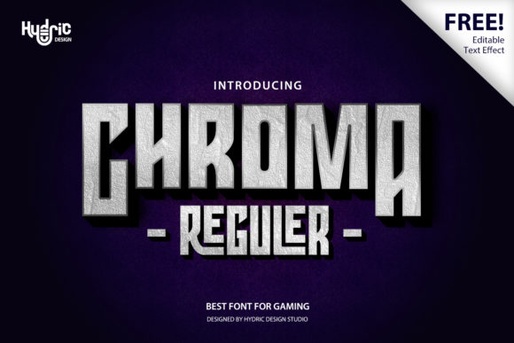 Chroma Display Font for Creative Branding Projects