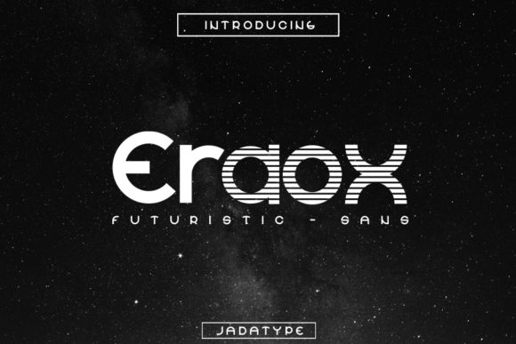 Eraox Display Font for Modern Editorial Design