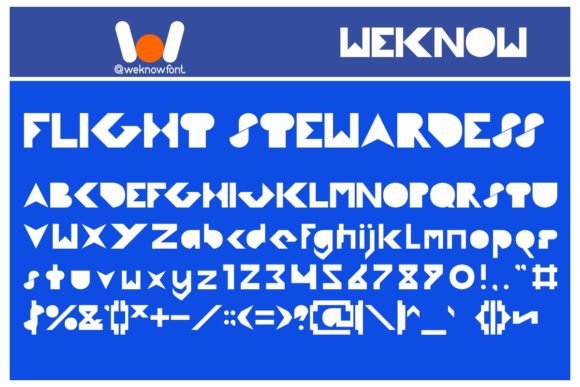 Flight Stewardess Font for Bold Branding and Display Projects