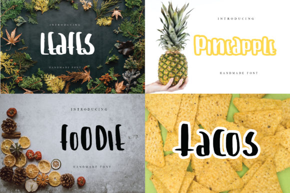Foodie Font: A Joyful Display Type for Creative Designs