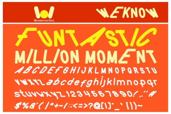 Funtastic Million Moment Typeface Review