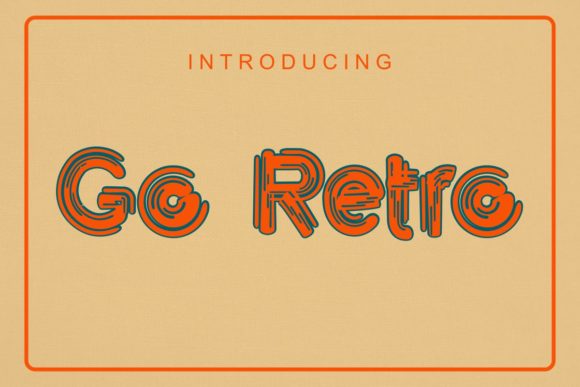 Go Retro Font: A Display Typeface That Elevates Branding