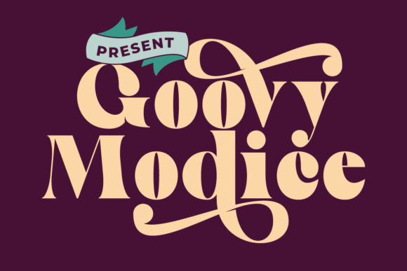 Goovy Modice: A Bold Display Font for Stronger Campaigns
