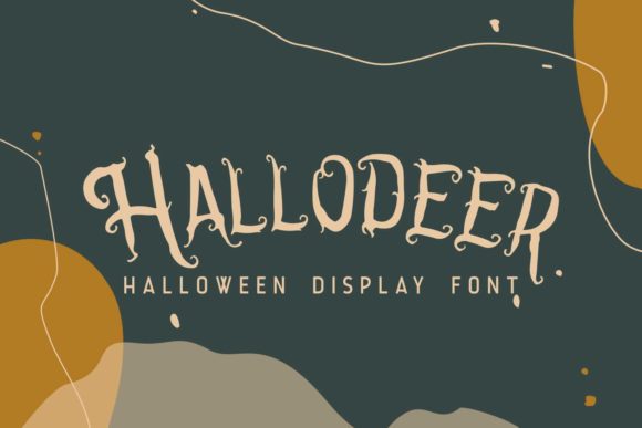 Hallodeer Font for Spooky and Creative Web Designs