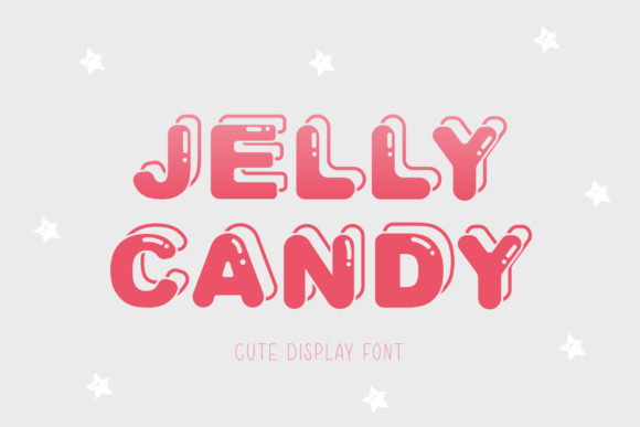 Jelly Candy Font for Editorial Design