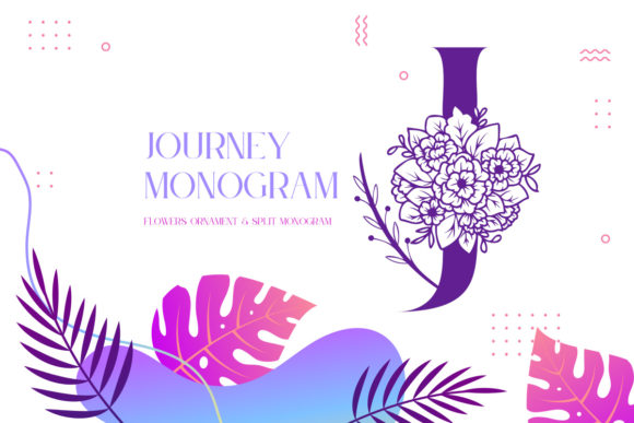 Journey Monogram Font: A Display Typeface That Elevates Creative Projects