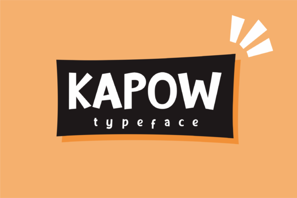 Kapow Display Font for Joyful Digital Branding