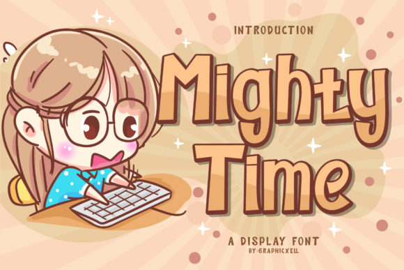 Mighty Time Font Review: A Joyful Display Typeface for Creative Projects