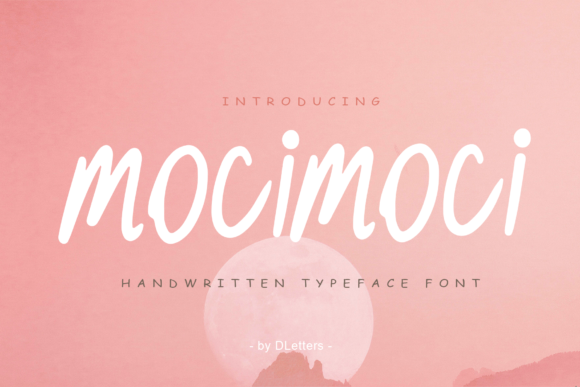 Mocimoci Font for Editorial Design Projects
