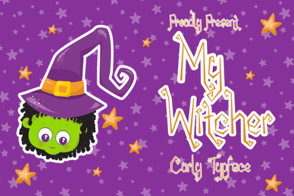 My Witcher Display Font for Quirky Brand Identity