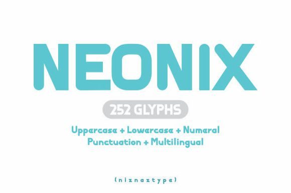 Neonix Font: Modern Bold Typography for Creative Projects