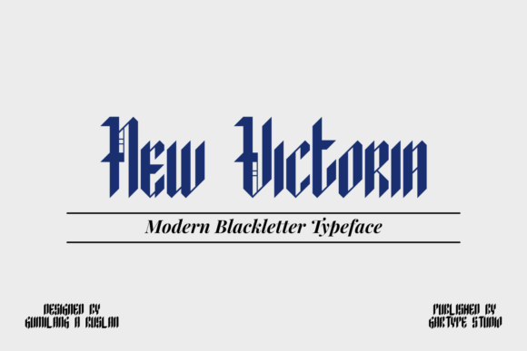 New Victoria Font: Bold and Timeless Display Typography
