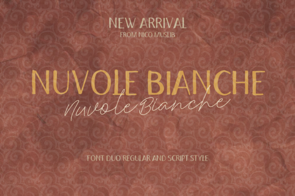 Nuvole Bianche: The Duo Font Display for High-Impact Campaigns