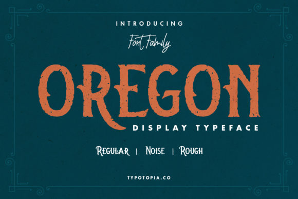 Oregon Font for Creative Makers and Shop Owners