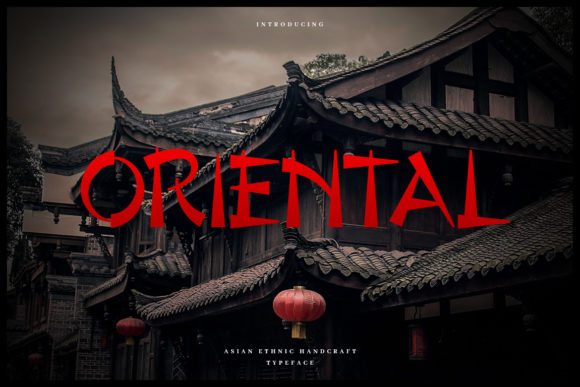 Oriental Font: A Bold Display Typeface for Unique Web Design