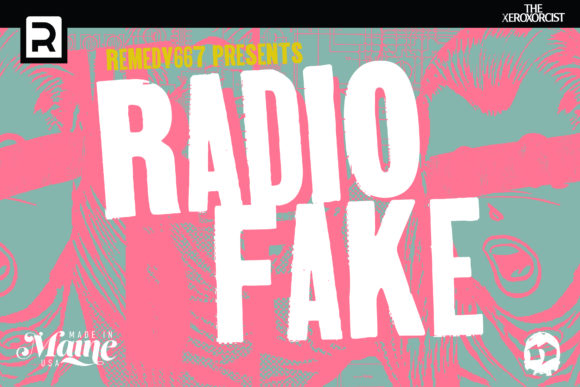 Radio Fake — Bold Display Font for Creative Projects