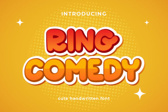 Ring Comedy Font: A Display Typeface for Crafting and Branding