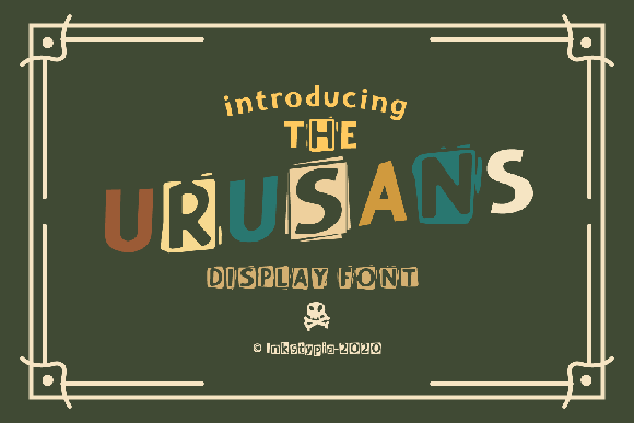 Urusans: A Simple Display Font for Professional Branding