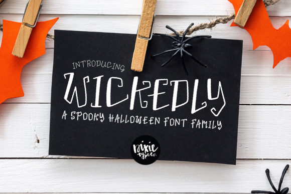 Wickedly Font: A Display Typeface for Halloween and Editorial Design